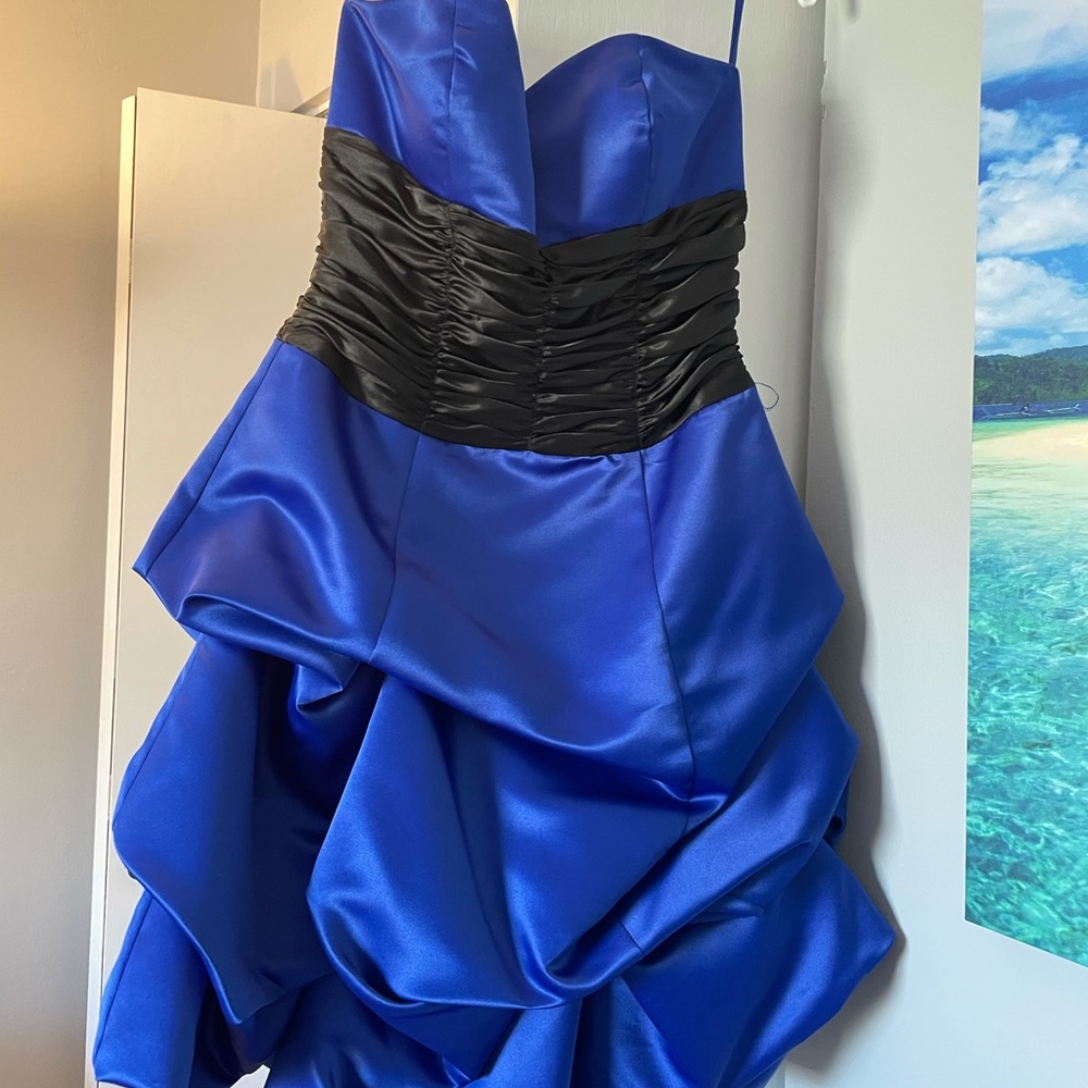 Blue Homecoming Dress